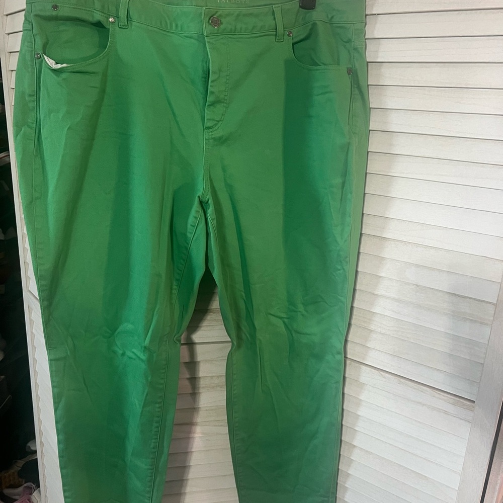 Talbots Green Straight Leg Women's Jeans